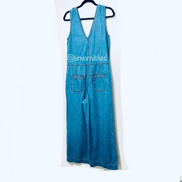 Anthropologies’s Maeve V-neck Cotton Jumpsuit - Picture 7 of 13